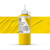 VALLEJO ACRYLIC STUDIO 43: 200 ML. CADMIUM YELLOW LIGHT (HUE) - Al Masam Stationery LLC